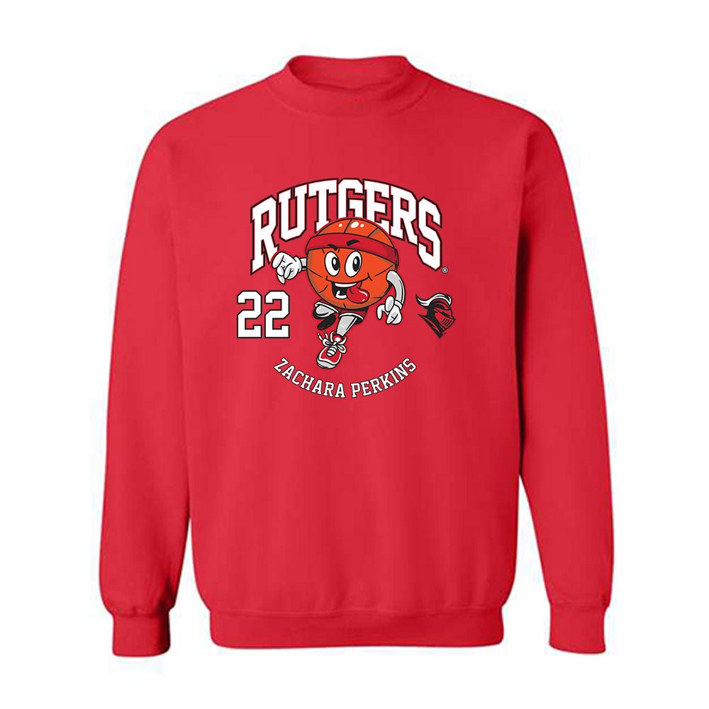 Rutgers - NCAA Women's Basketball : Zachara Perkins - Fashion Shersey Crewneck Sweatshirt