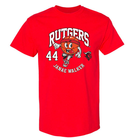 Rutgers - NCAA Women's Basketball : Janae Walker - Fashion Shersey T-Shirt