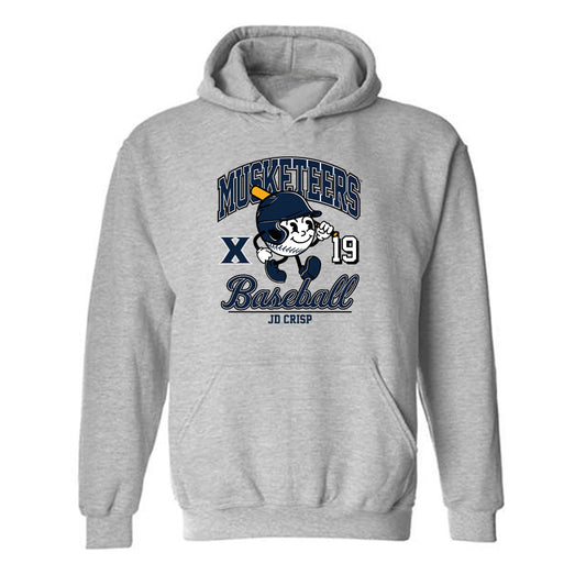 Xavier - NCAA Baseball : JD Crisp - Fashion Shersey Hooded Sweatshirt