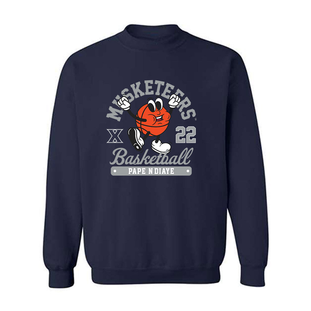 Xavier - NCAA Men's Basketball : Pape N'Diaye - Fashion Shersey Crewneck Sweatshirt-0