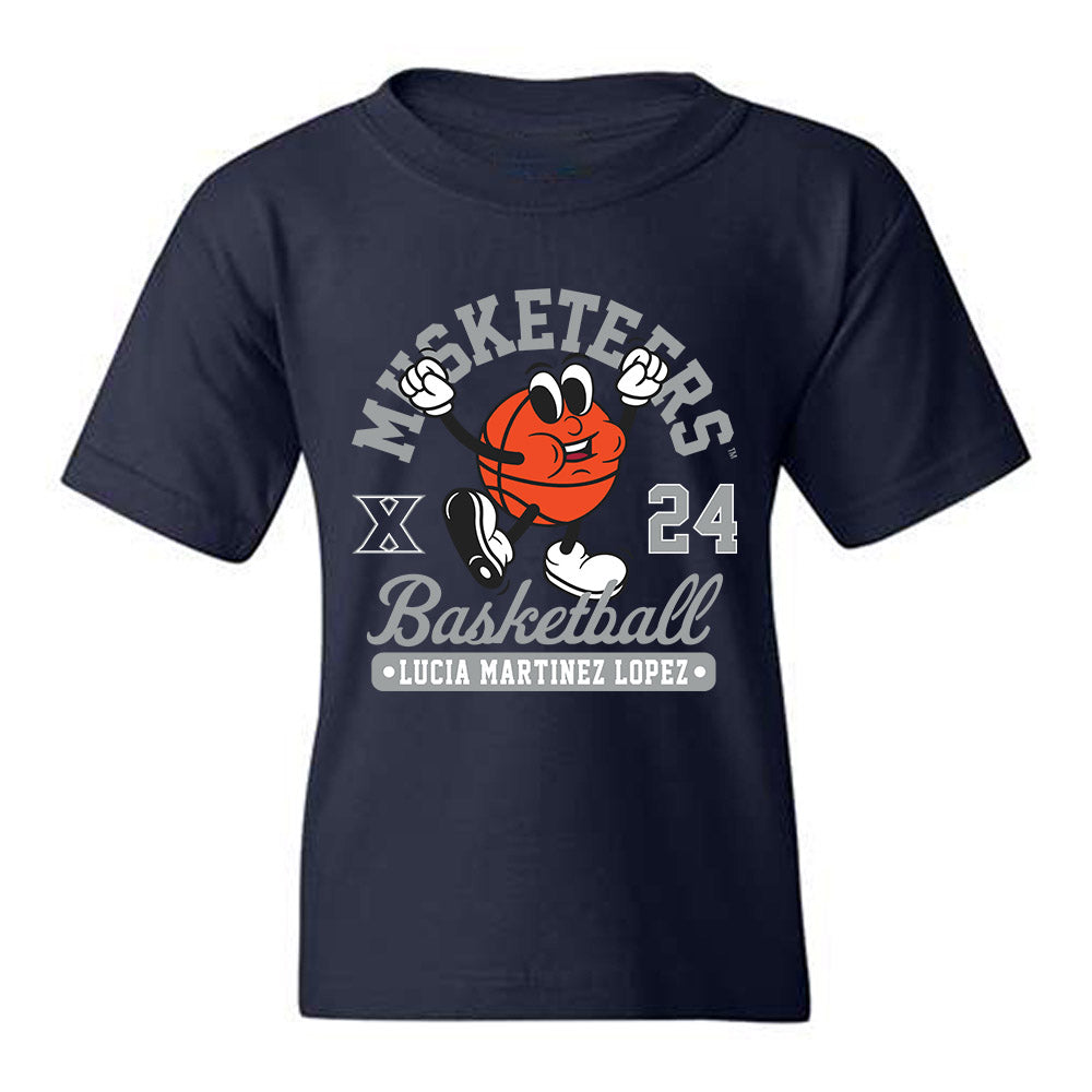 Xavier - NCAA Women's Basketball : Lucia Martinez Lopez - Fashion Shersey Youth T-Shirt-0