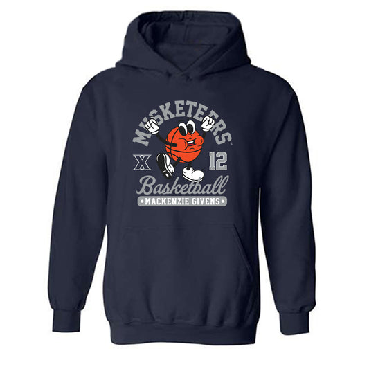 Xavier - NCAA Women's Basketball : MacKenzie Givens - Fashion Shersey Hooded Sweatshirt