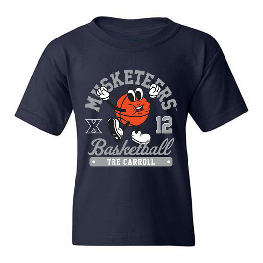 Xavier - NCAA Men's Basketball : Tre Carroll - Fashion Shersey Youth T-Shirt-0