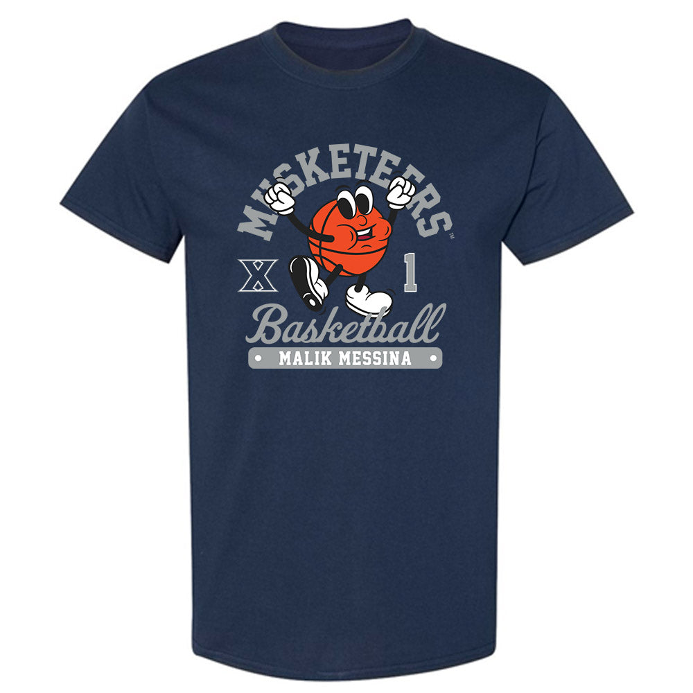 Xavier - NCAA Men's Basketball : Malik Messina - Fashion Shersey T-Shirt-0