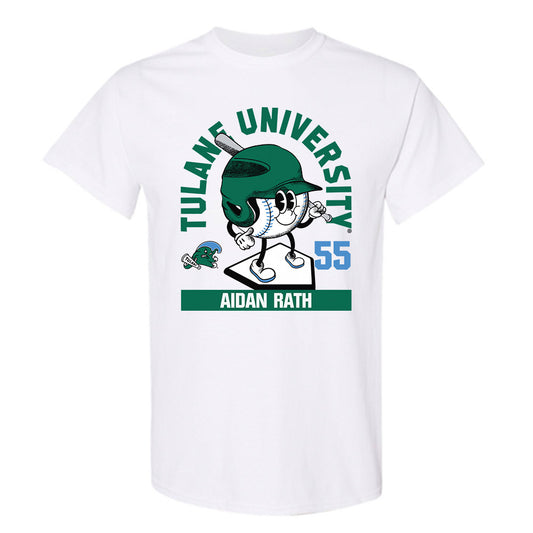 Tulane - NCAA Baseball : Aidan Rath - Fashion Shersey T-Shirt-0