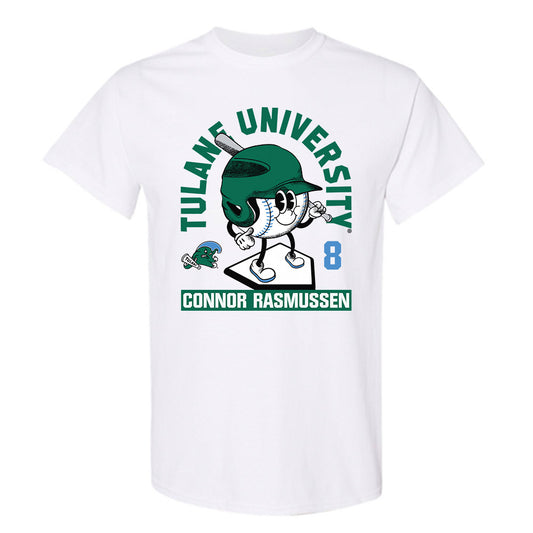 Tulane - NCAA Baseball : Connor Rasmussen - Fashion Shersey T-Shirt