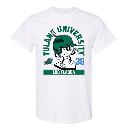 Tulane - NCAA Baseball : Luc fladda - Fashion Shersey T-Shirt