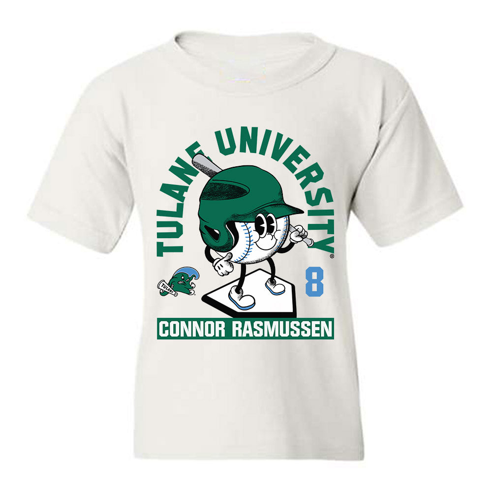 Tulane - NCAA Baseball : Connor Rasmussen - Fashion Shersey Youth T-Shirt