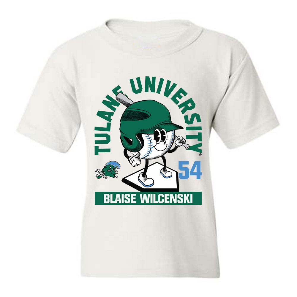 Tulane - NCAA Baseball : Blaise Wilcenski - Fashion Shersey Youth T-Shirt
