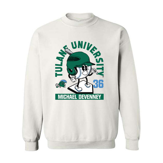 Tulane - NCAA Baseball : Michael Devenney - Fashion Shersey Crewneck Sweatshirt-0