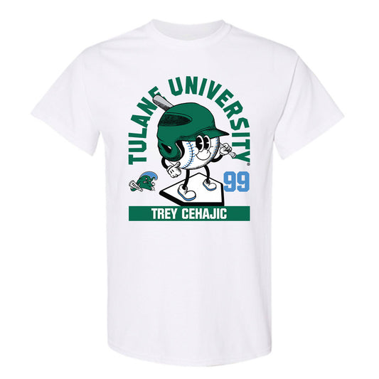 Tulane - NCAA Baseball : Trey Cehajic - Fashion Shersey T-Shirt