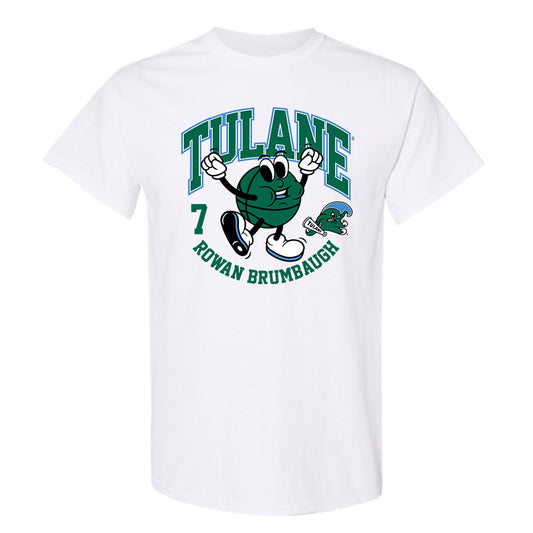 Tulane - NCAA Men's Basketball : Rowan Brumbaugh - Fashion Shersey T-Shirt-0