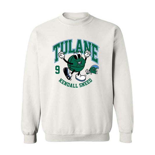 Tulane - NCAA Women's Basketball : Kendall Sneed - Fashion Shersey Crewneck Sweatshirt-0
