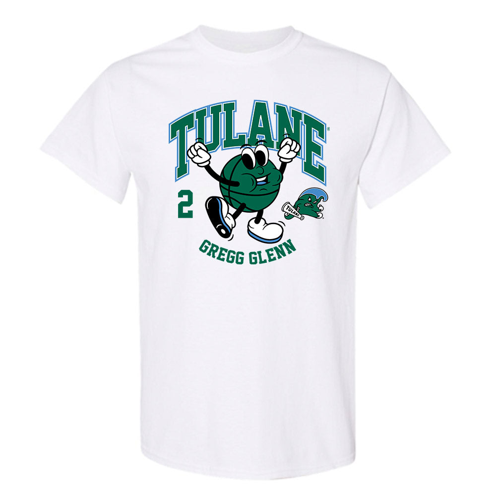 Tulane - NCAA Men's Basketball : Gregg Glenn - Fashion Shersey T-Shirt-0
