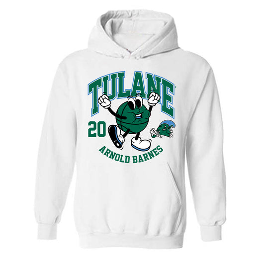 Tulane - NCAA Men's Basketball : Arnold Barnes - Fashion Shersey Hooded Sweatshirt-0