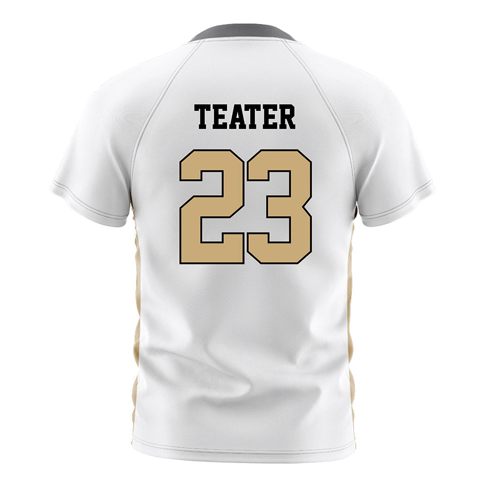 Vanderbilt - NCAA Women's Soccer : Maci Teater - Stripes Soccer Jersey-1