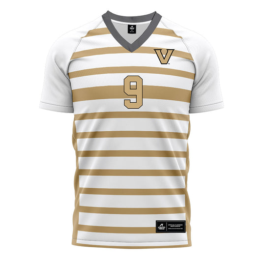 Vanderbilt - NCAA Women's Soccer : Victoria Pugh - Stripes Soccer Jersey-0