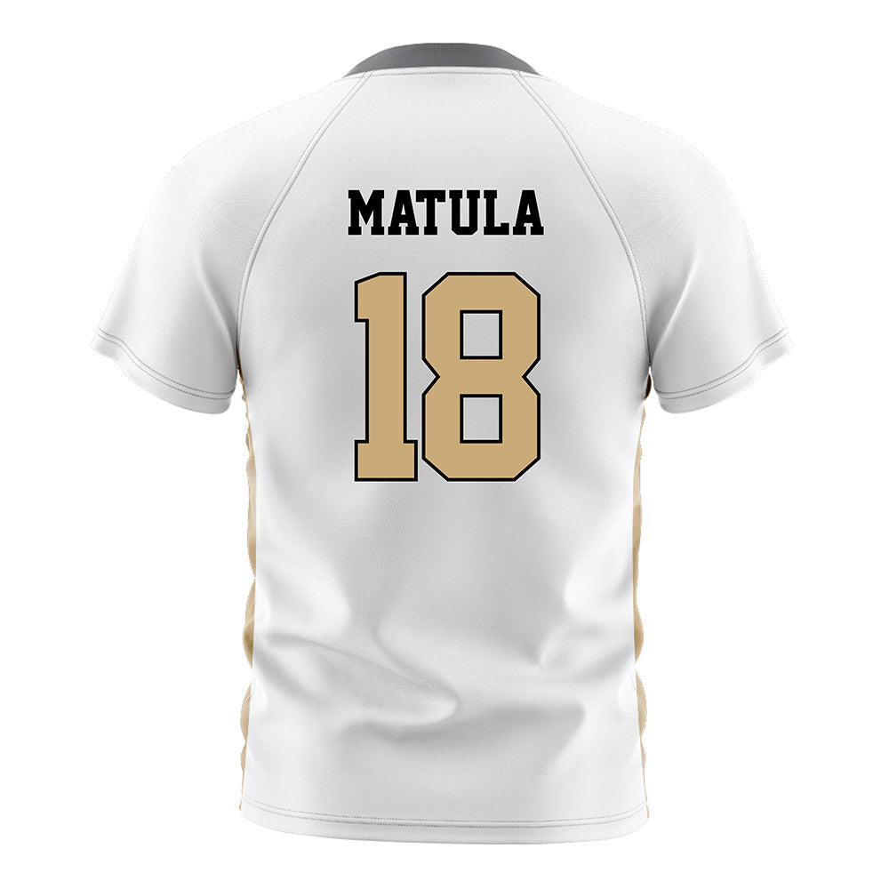 Vanderbilt - NCAA Women's Soccer : Margo Matula - White Soccer Jersey-1