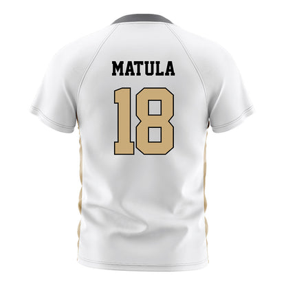 Vanderbilt - NCAA Women's Soccer : Margo Matula - White Soccer Jersey-1