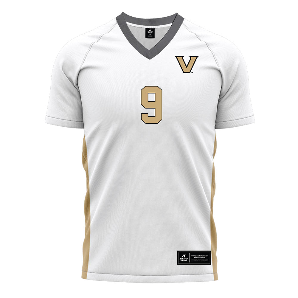 Vanderbilt - NCAA Women's Soccer : Victoria Pugh - White Soccer Jersey-0