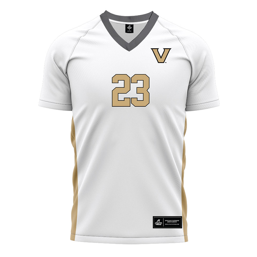 Vanderbilt - NCAA Women's Soccer : Maci Teater - White Soccer Jersey-0