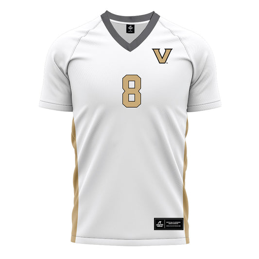 Vanderbilt - NCAA Women's Soccer : Reagan Pentz - White Soccer Jersey-0