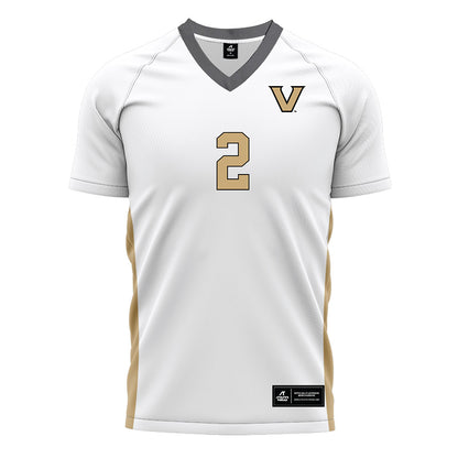 Vanderbilt - NCAA Women's Soccer : Ally Bollig - White Soccer Jersey