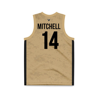 Vanderbilt - NCAA Women's Basketball : Aiyana Mitchell - Gold Basketball Jersey