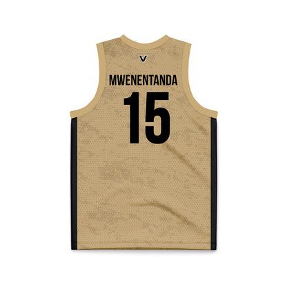 Vanderbilt - NCAA Women's Basketball : Ndjakalenga Mwenentanda - Gold Basketball Jersey-1