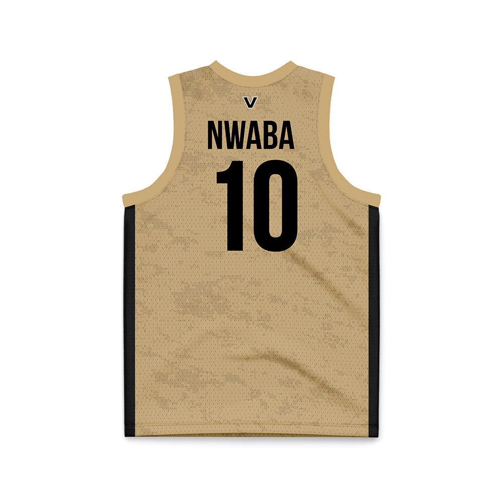 Vanderbilt - NCAA Women's Basketball : Jane Nwaba - Gold Basketball Jersey