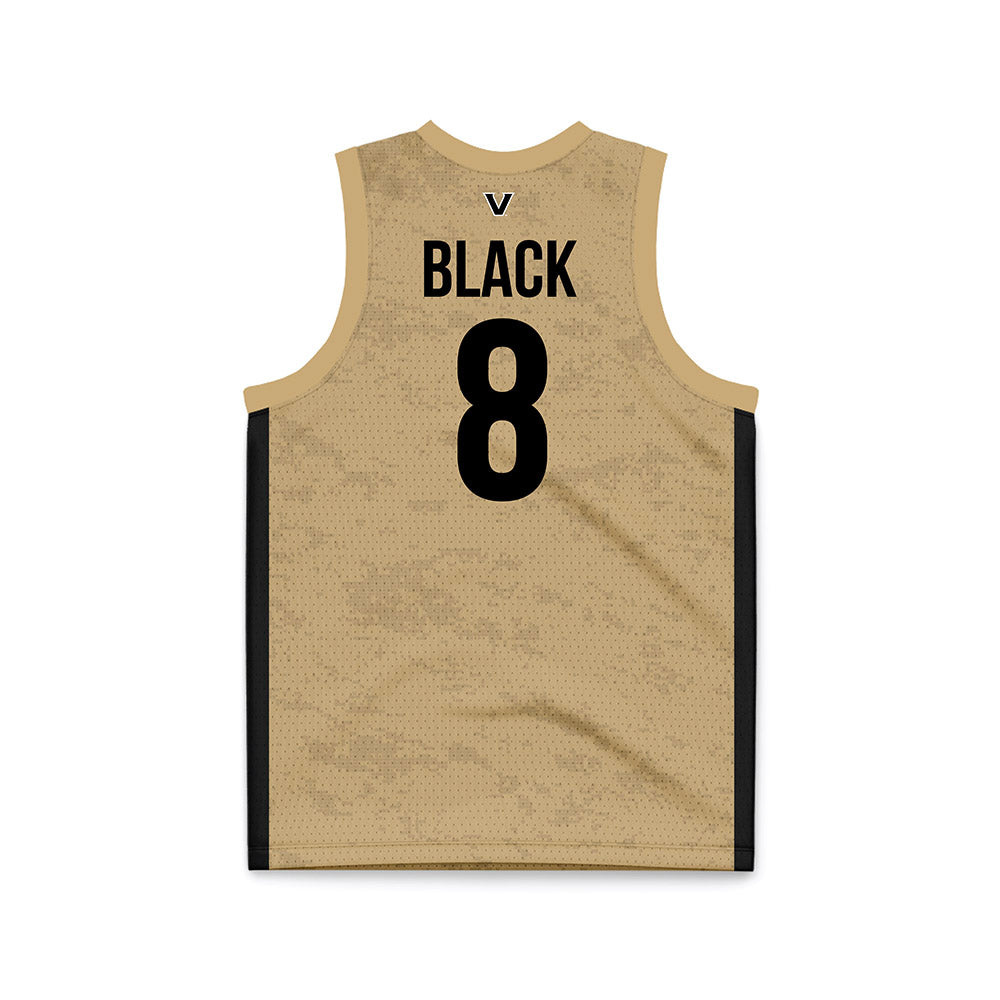 Vanderbilt - NCAA Women's Basketball : Ava Black - Gold Basketball Jersey-1