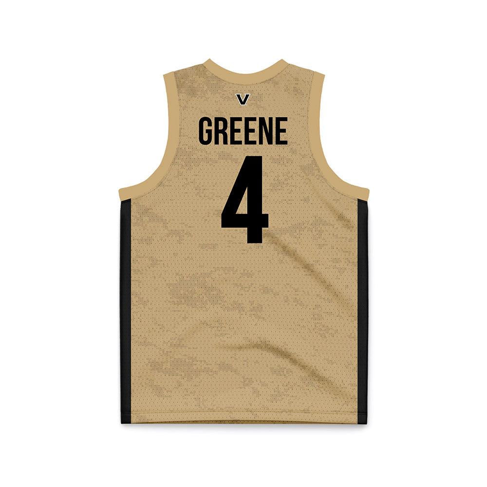 Vanderbilt - NCAA Women's Basketball : Madison Greene - Gold Basketball Jersey