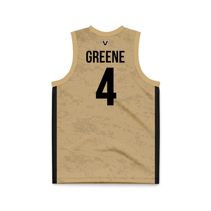 Vanderbilt - NCAA Women's Basketball : Madison Greene - Gold Basketball Jersey