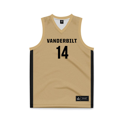 Vanderbilt - NCAA Women's Basketball : Aiyana Mitchell - Gold Basketball Jersey