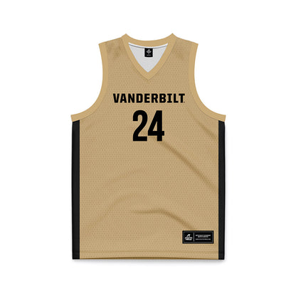 Vanderbilt - NCAA Women's Basketball : Agata Makurat - Gold Basketball Jersey-0