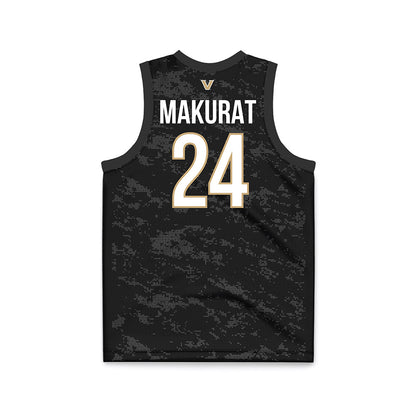 Vanderbilt - NCAA Women's Basketball : Agata Makurat - Black Basketball Jersey-1