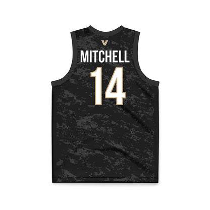 Vanderbilt - NCAA Women's Basketball : Aiyana Mitchell - Black Basketball Jersey
