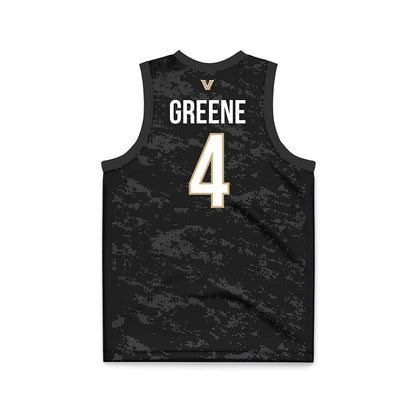 Vanderbilt - NCAA Women's Basketball : Madison Greene - Black Basketball Jersey