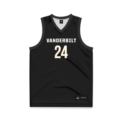 Vanderbilt - NCAA Women's Basketball : Agata Makurat - Black Basketball Jersey-0