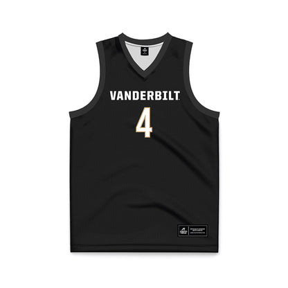 Vanderbilt - NCAA Women's Basketball : Madison Greene - Black Basketball Jersey