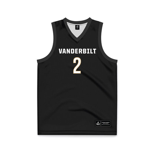 Vanderbilt - NCAA Women's Basketball : Jada Brown - Black Basketball Jersey