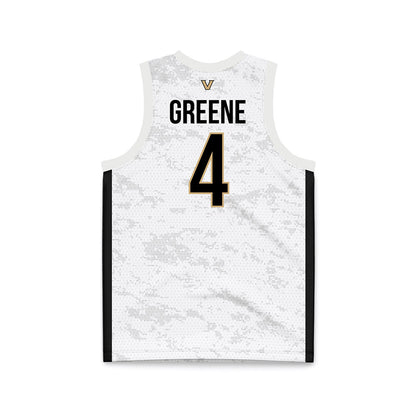Vanderbilt - NCAA Women's Basketball : Madison Greene - White Basketball Jersey