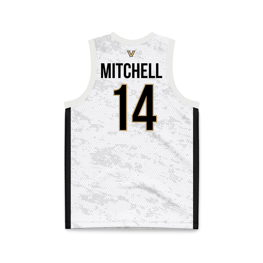 Vanderbilt - NCAA Women's Basketball : Aiyana Mitchell - White Basketball Jersey