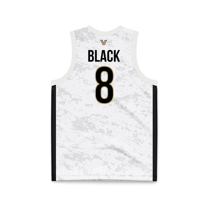 Vanderbilt - NCAA Women's Basketball : Ava Black - White Basketball Jersey-1