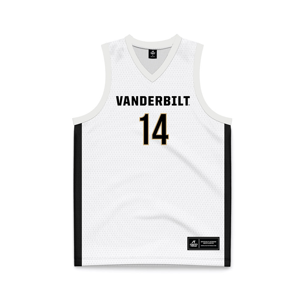 Vanderbilt - NCAA Women's Basketball : Aiyana Mitchell - White Basketball Jersey