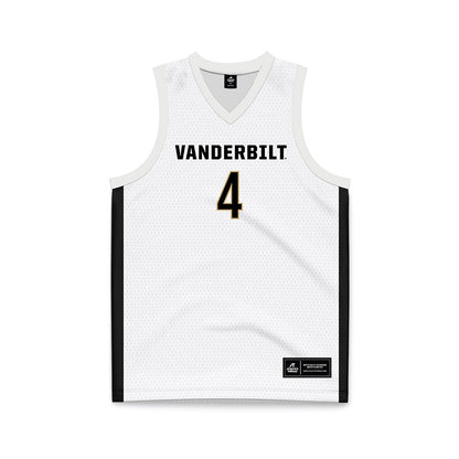 Vanderbilt - NCAA Women's Basketball : Madison Greene - White Basketball Jersey