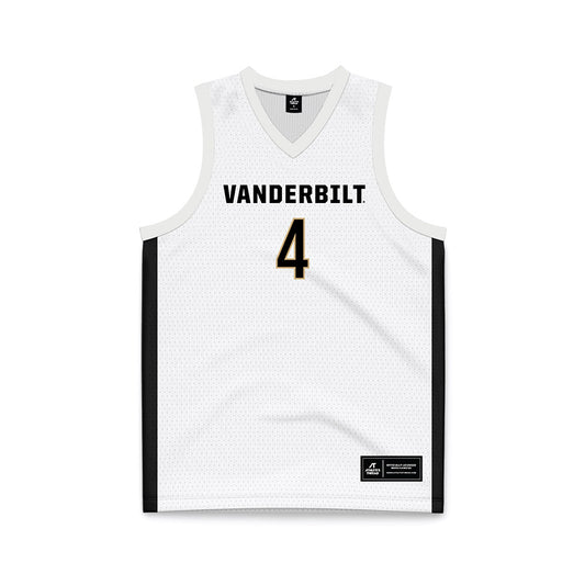 Vanderbilt - NCAA Women's Basketball : Madison Greene - White Basketball Jersey