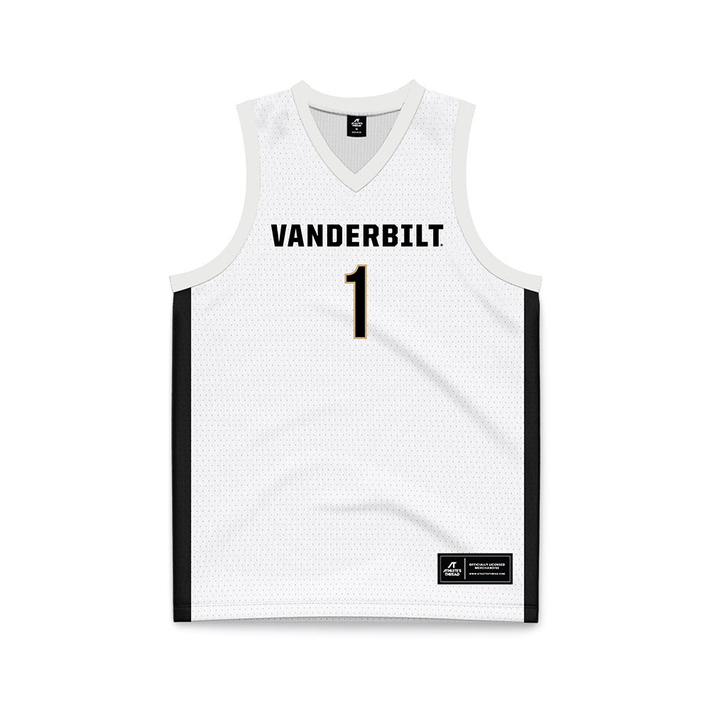 Vanderbilt - NCAA Women's Basketball : Mikayla Blakes - White Basketball Jersey-0