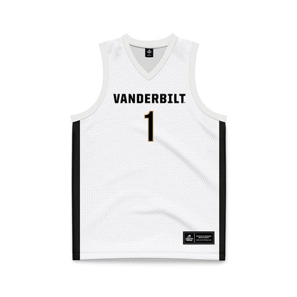 Vanderbilt - NCAA Women's Basketball : Mikayla Blakes - White Basketball Jersey-0