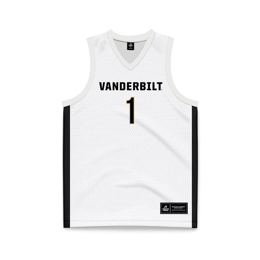 Vanderbilt - NCAA Women's Basketball : Mikayla Blakes - White Basketball Jersey-0